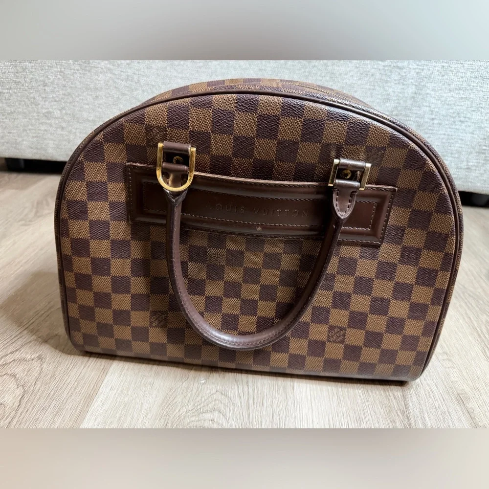 Louis Vuitton Brown Damier Ebene Dome Satchel - Brown - Picture 3 of 14